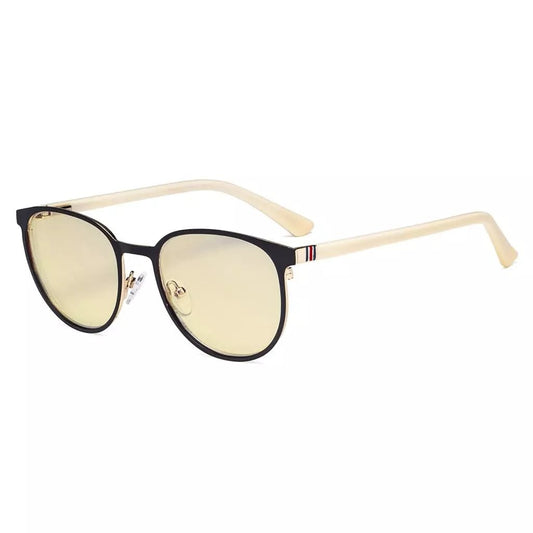 Oval Metal Blue Light Blocking Eyeglasses LX19004 - BB60eyekeeper.com