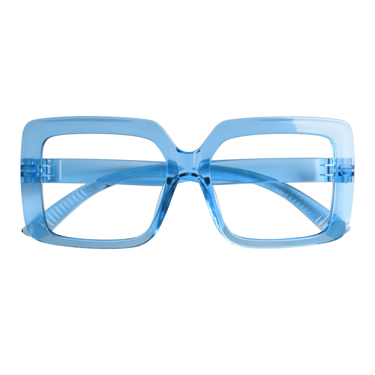 Oversized 30% Blue Light Blocking Glasses Metalless Screwless Eyewear R2311 - B15eyekeeper.com