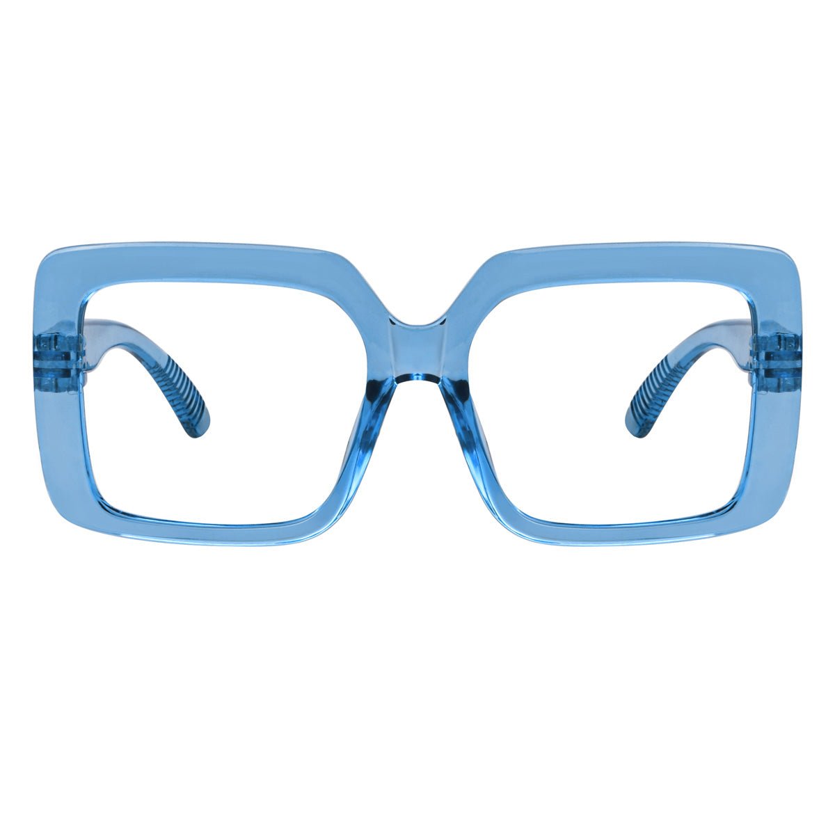 Oversized 30% Blue Light Blocking Glasses Metalless Screwless Eyewear R2311 - B15eyekeeper.com