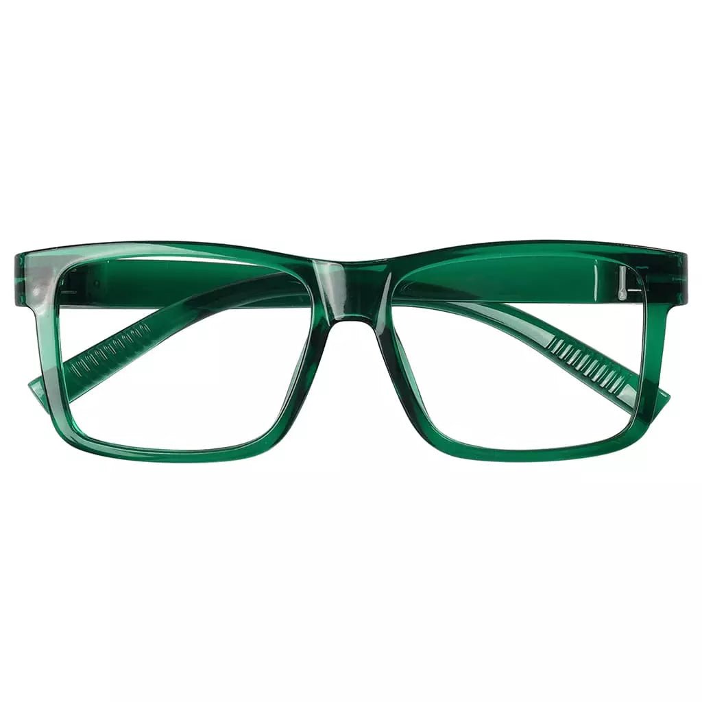 Oversized 30% Blue Light Blocking Metalless Reading Glasses R2508 - B15eyekeeper.com