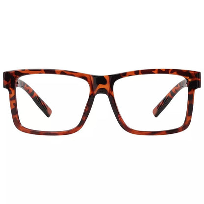 Oversized 30% Blue Light Blocking Metalless Reading Glasses R2508 - B15eyekeeper.com