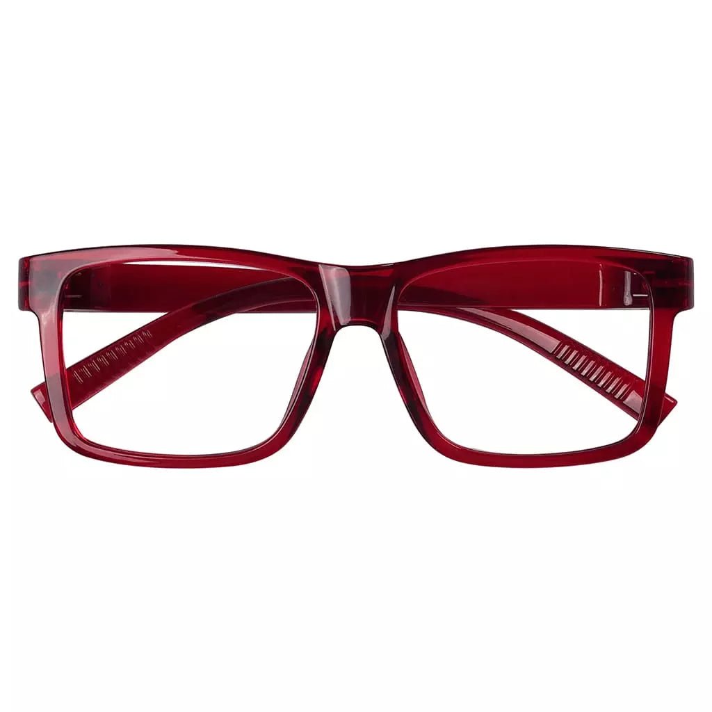 Oversized 30% Blue Light Blocking Metalless Reading Glasses R2508 - B15eyekeeper.com