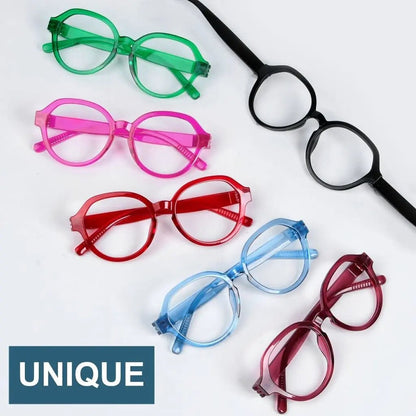 Oversized 6 Pack Metalless Screwless Thick Spring Hinge Reading Glasses NR2317eyekeeper.com