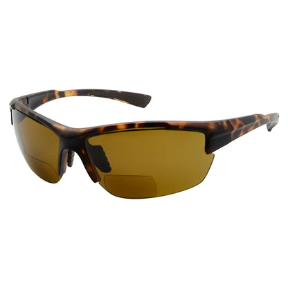 Schicke Halbrahmen polarisierende bifokale Lese-Sonnenbrille PGSG901