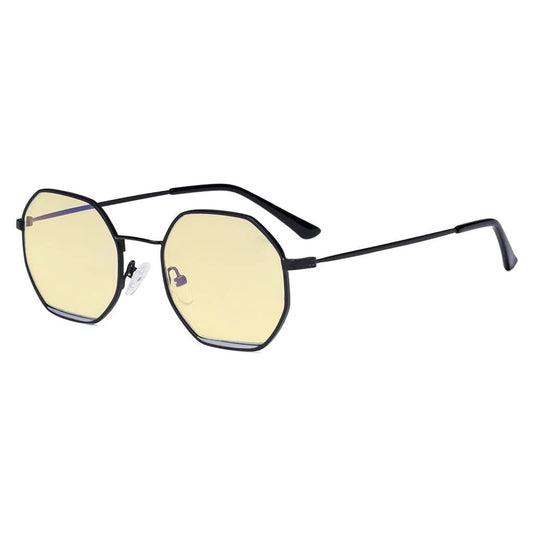 Polygon Design Blue Light Blocking Eyeglasses LX19026 - BB60eyekeeper.com
