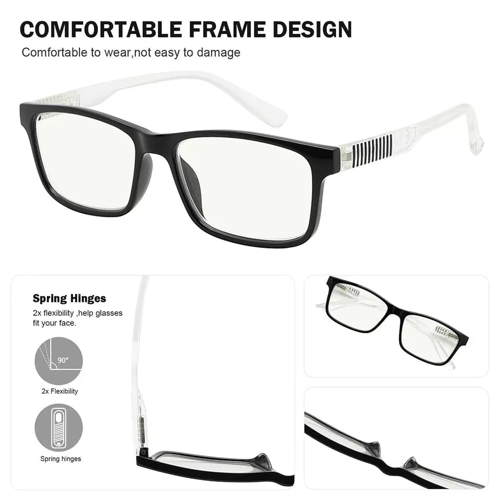 Progressive Multifocus Reading Glasses No Line Multifocal Readers MR008Neyekeeper.com