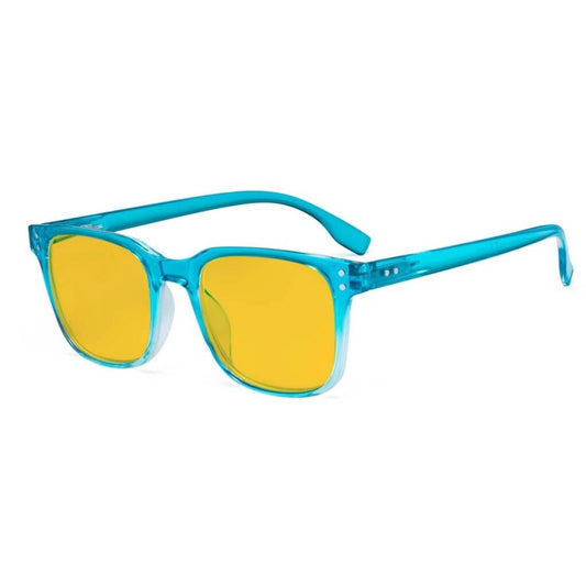 Rectangle Blue Light Blocking Reading Glasses Stylish Readers HPT1804eyekeeper.com