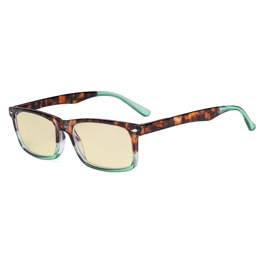 Rectangle Blue Light Blocking Reading Glasses TMCG899 - 6eyekeeper.com