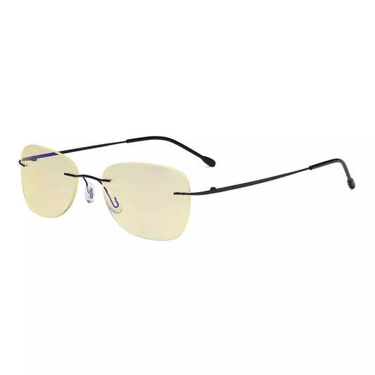 Rimless Blue Light Blocking Reading Glasses TMWK9907Beyekeeper.com
