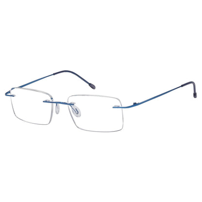 Rimless Spectacle Rectangle Reading Glasses RWK9904eyekeeper.com