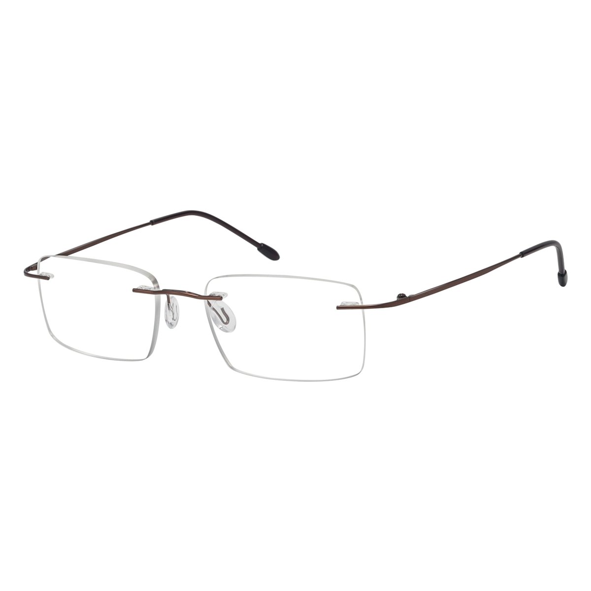 Rimless Spectacle Rectangle Reading Glasses RWK9904eyekeeper.com