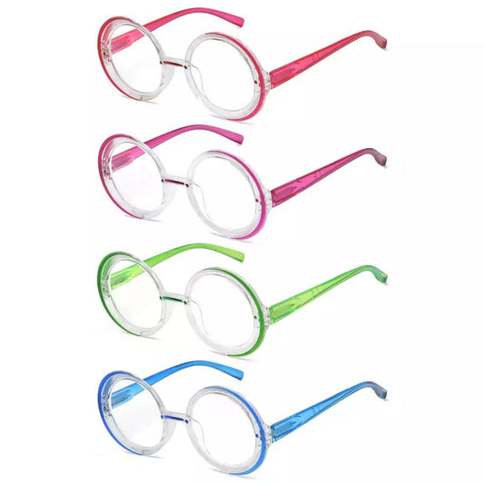Small Frame Round Glasses 4 Pack for Round Face R2005Ceyekeeper.com