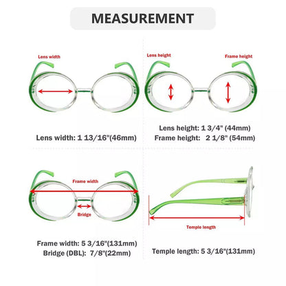 Small Frame Round Glasses 4 Pack for Round Face R2005Ceyekeeper.com