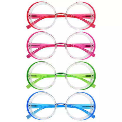 Small Frame Round Glasses 4 Pack for Round Face R2005Ceyekeeper.com