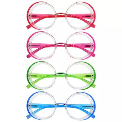 Small Frame Round Glasses 4 Pack for Round Face R2005Ceyekeeper.com