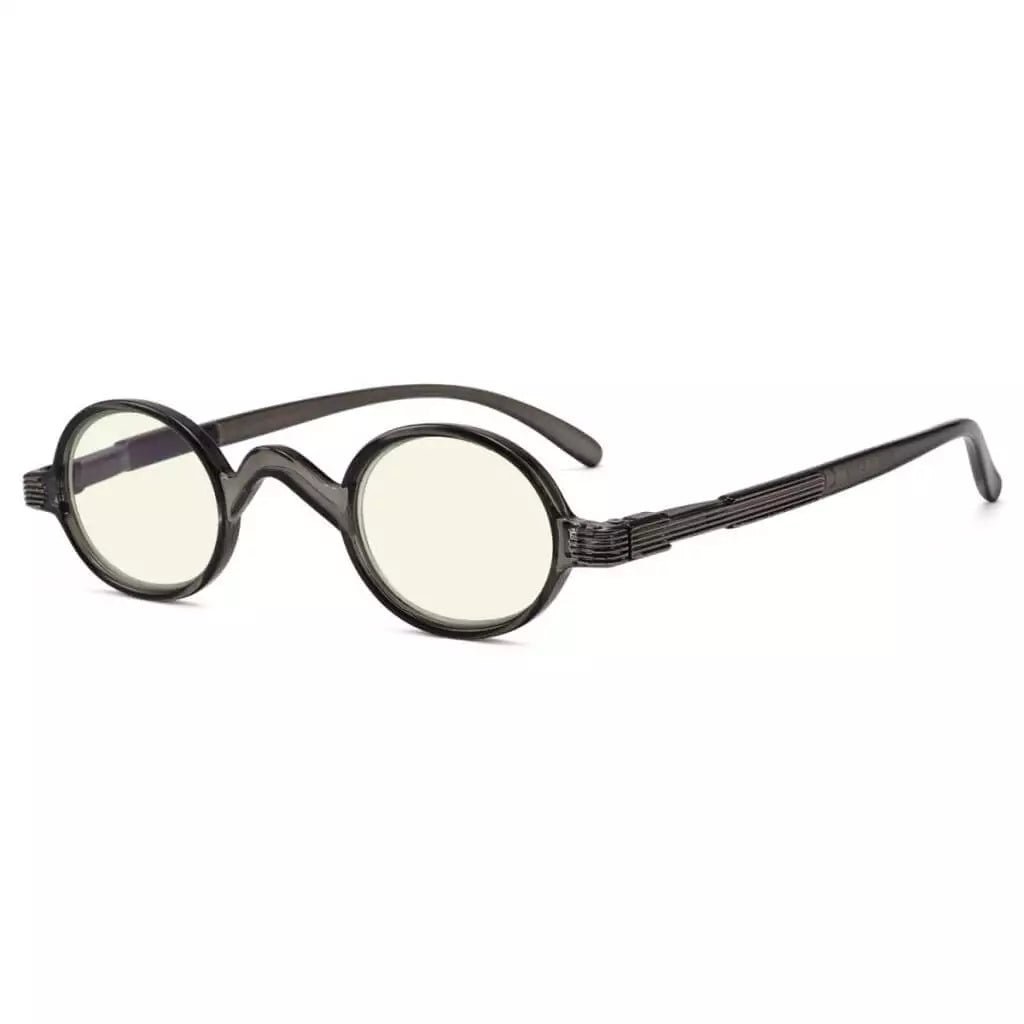 Small Frame Round Glasses Blue Light Filter UVR077Xeyekeeper.com