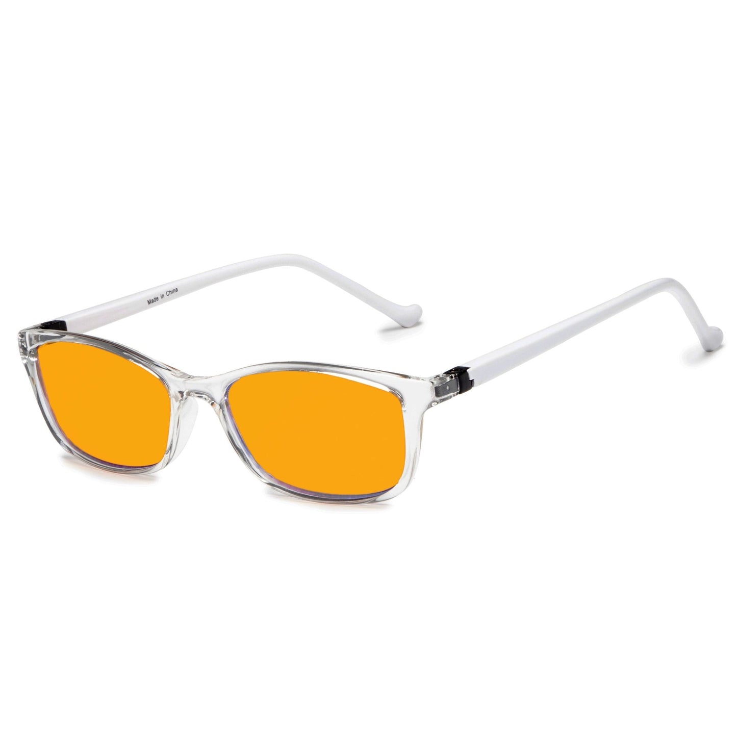 Rechteckige Blaulichtblockierende Brille für Kinder DSDT1952