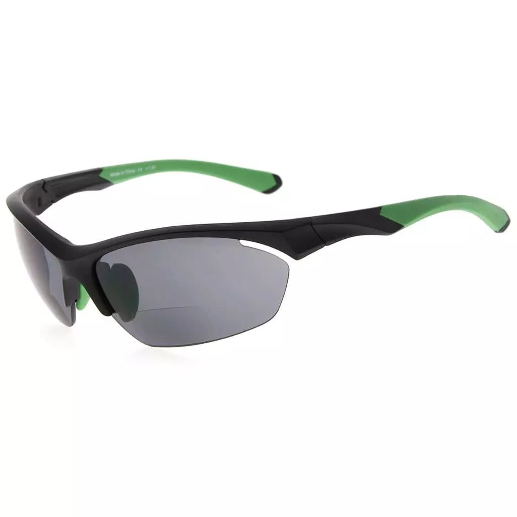 TR90 Half Rim Sports Bifocal Sunglasses Cycling Fishing Readers SG902eyekeeper.com