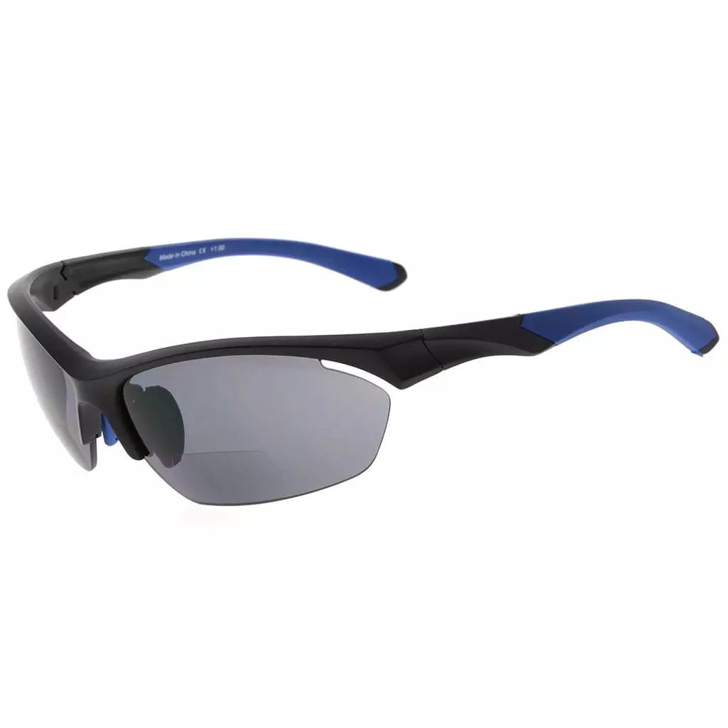 TR90 Half Rim Sports Bifocal Sunglasses Cycling Fishing Readers SG902eyekeeper.com