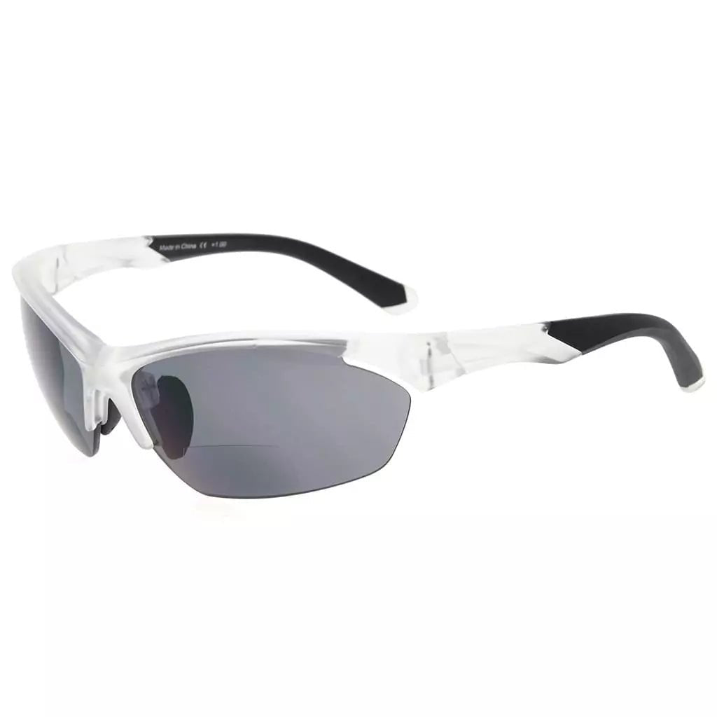 TR90 Half Rim Sports Bifocal Sunglasses Cycling Fishing Readers SG902eyekeeper.com