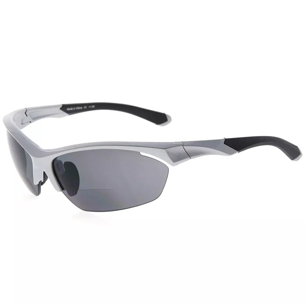 TR90 Half Rim Sports Bifocal Sunglasses Cycling Fishing Readers SG902eyekeeper.com