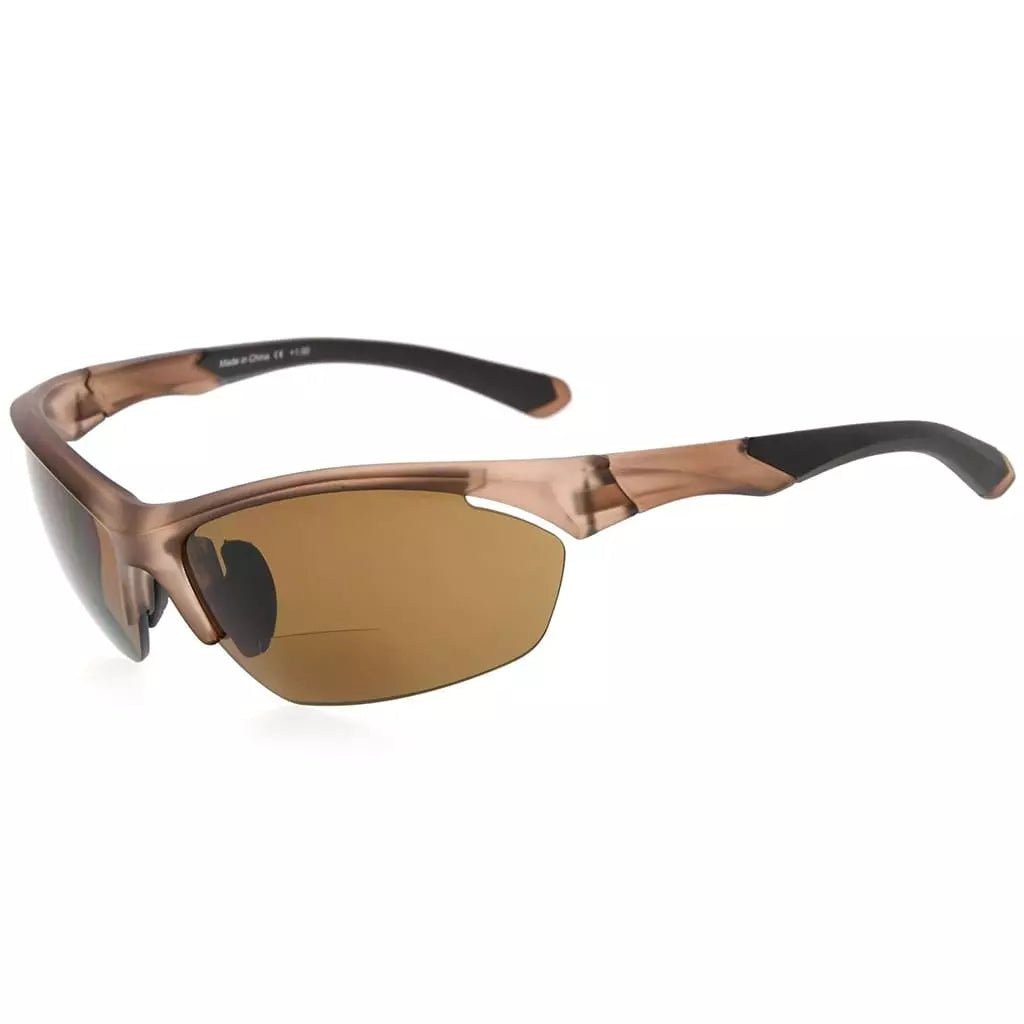 TR90 Half Rim Sports Bifocal Sunglasses Cycling Fishing Readers SG902eyekeeper.com