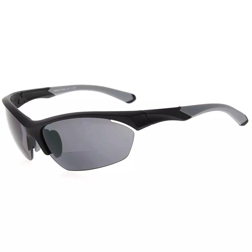 TR90 Half Rim Sports Bifocal Sunglasses Cycling Fishing Readers SG902eyekeeper.com