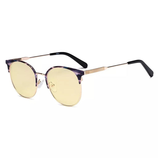 Vintage Browline Eyeglasses Elegant Style LX19001 - BB60eyekeeper.com