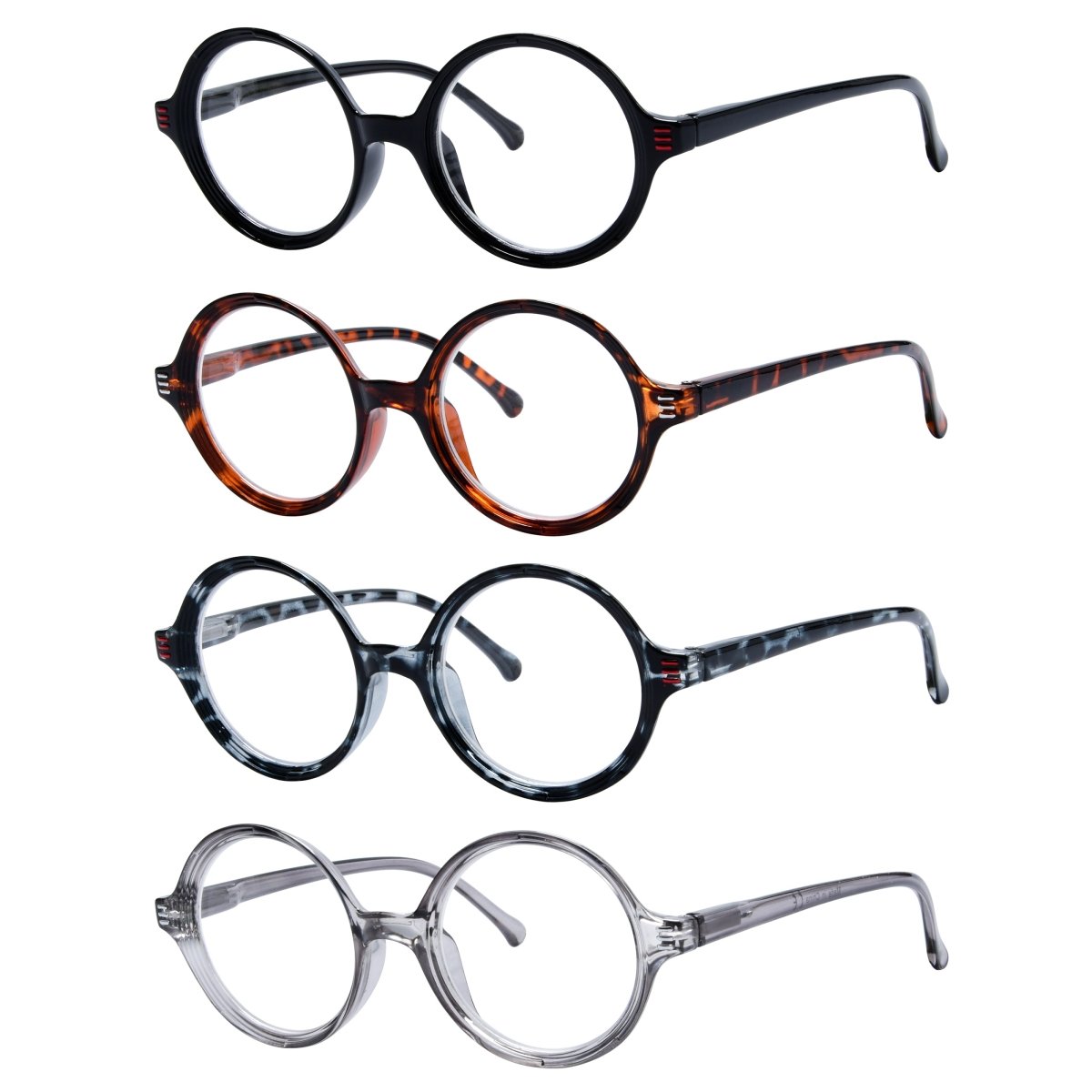 4 Pack Round Reading Glasses R2025eyekeeper.com