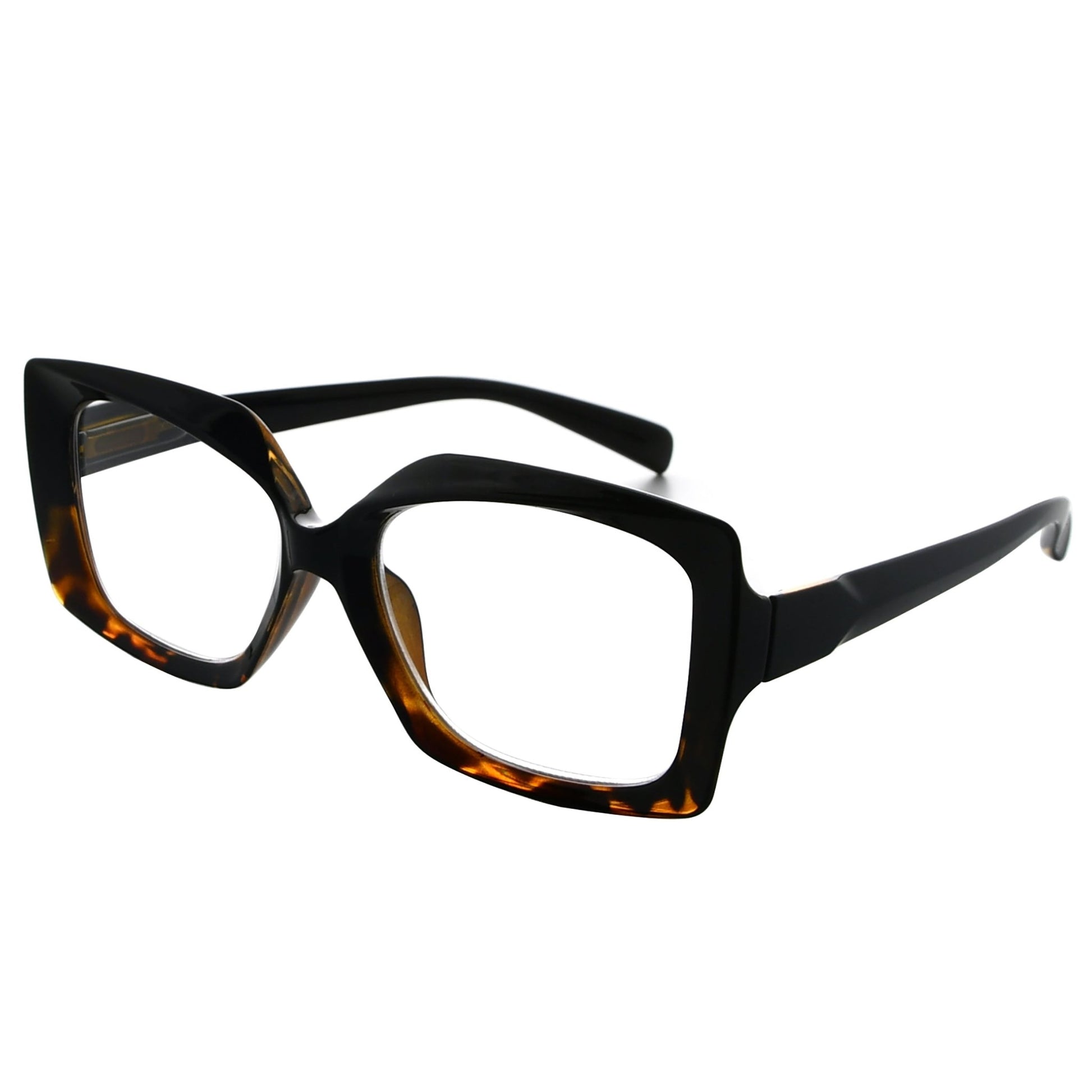 Large Frame Reading Glasses Oversized Eyeglasses Women R2010