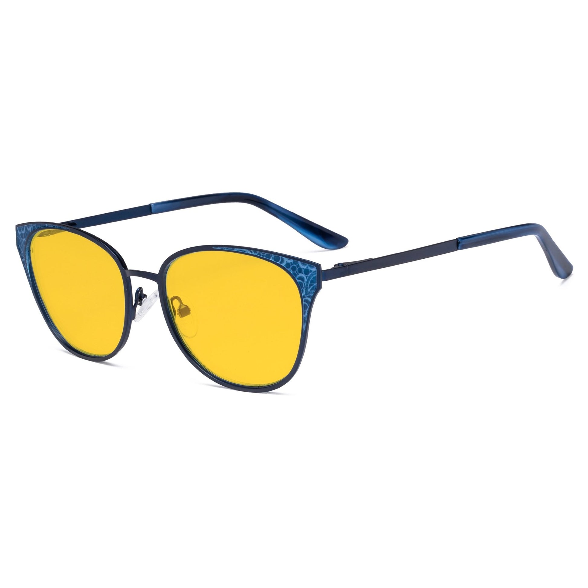 Butterfly Design Computer Eyeglasses Blue LX19045-BB90