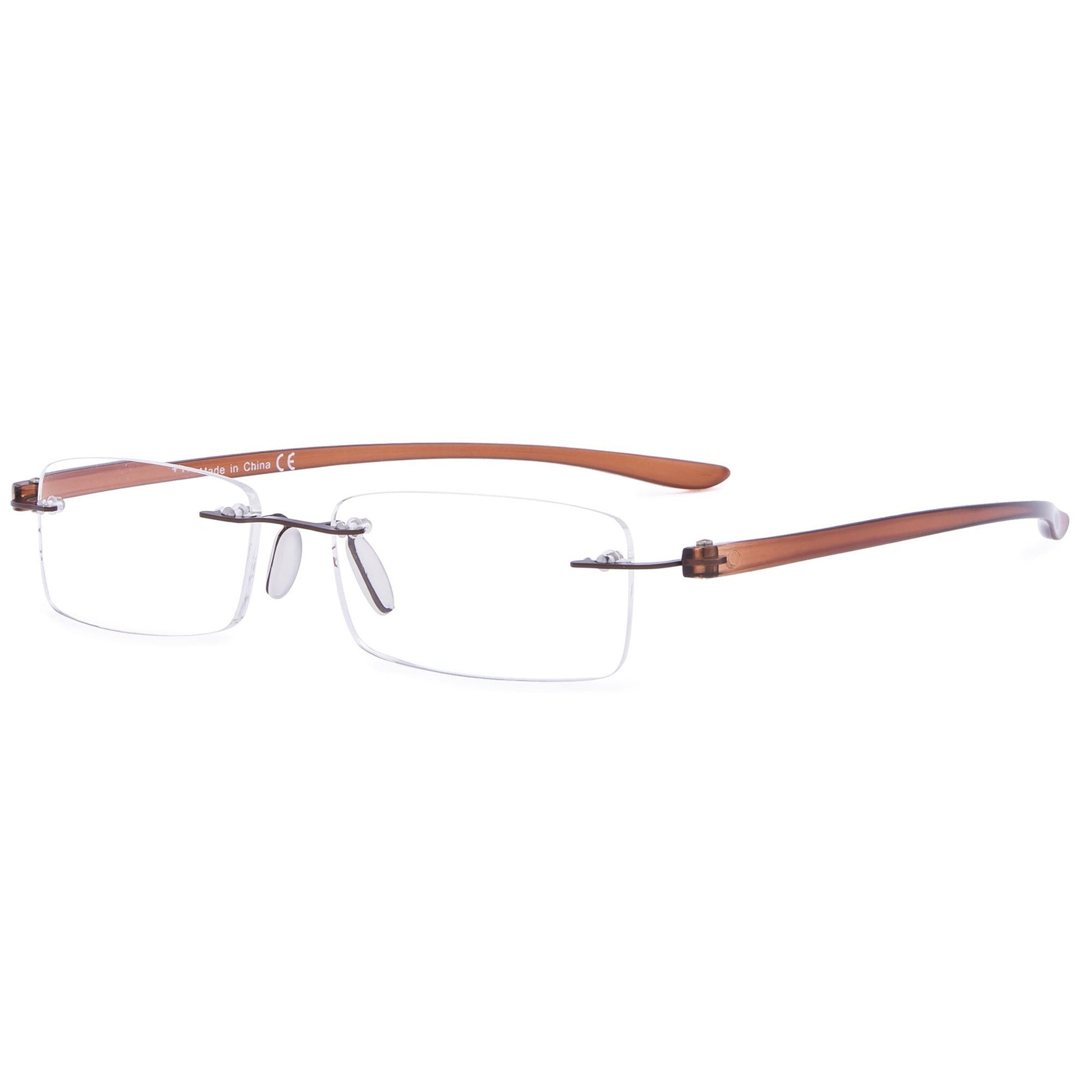 Frameless Small Lenses Reading Glasses Women Men R14001-A