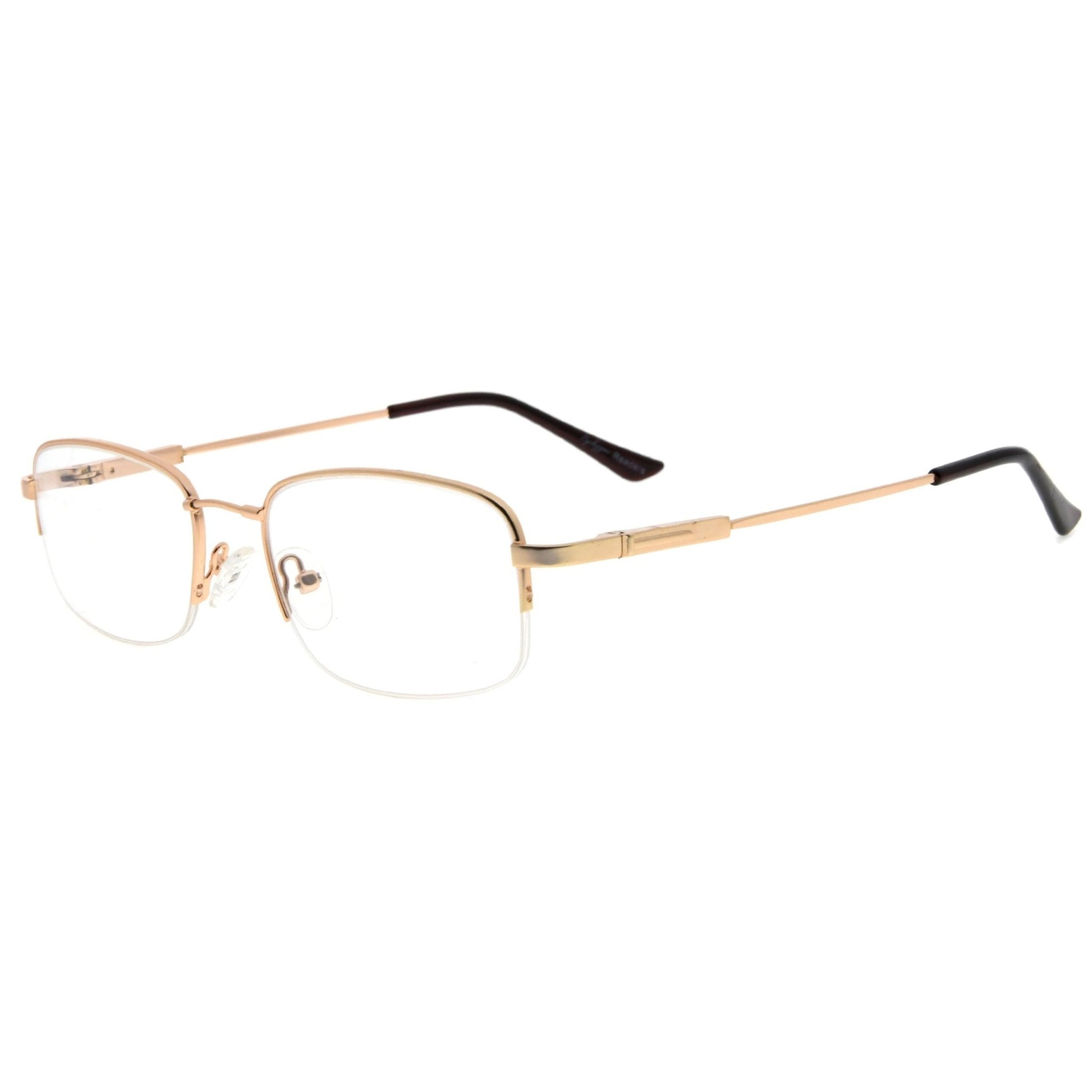 Rectangle Reading Glasses Half Rim Classic Men Women R1704