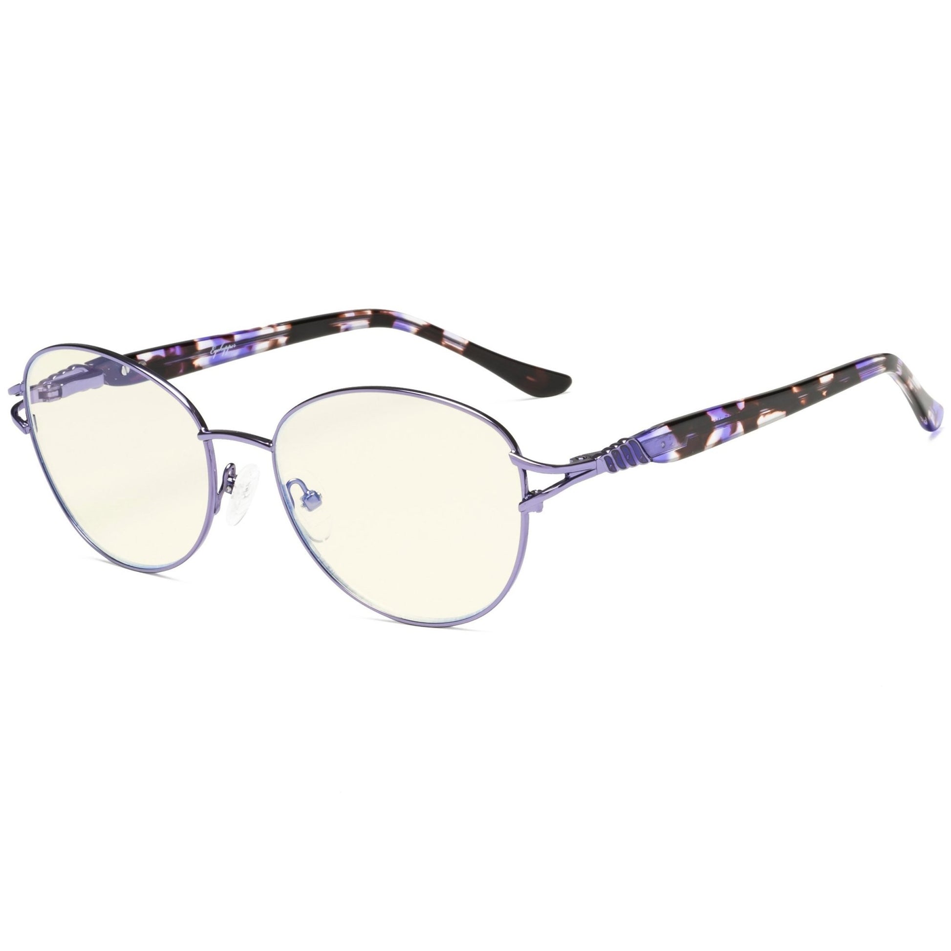 Computer Reading Glasses Purple LX17017